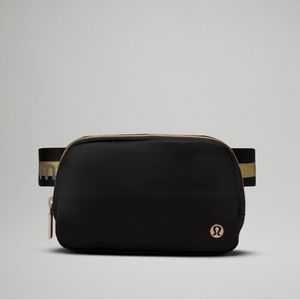 Lululemon Everywhere Belt Bag in Black and Gold